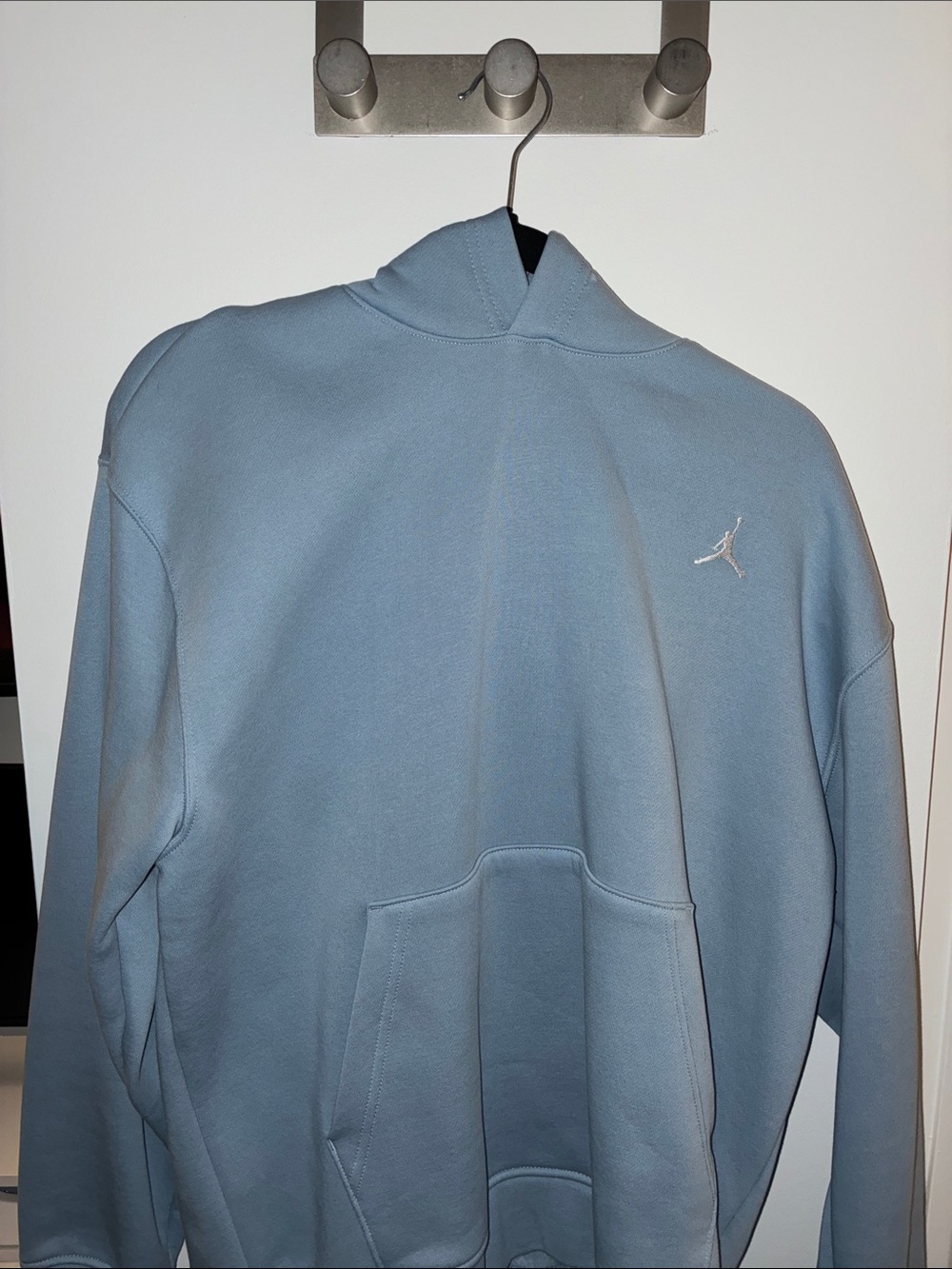 Jordan Light Blue Pullover Hoodie with Jumpman Logo